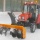 Малогабаритный МТЗ 320 за уборкой снега
